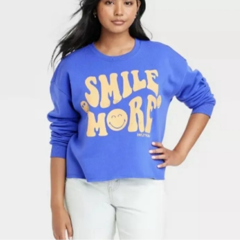 NWT Smiley World Sweatshirt 2X